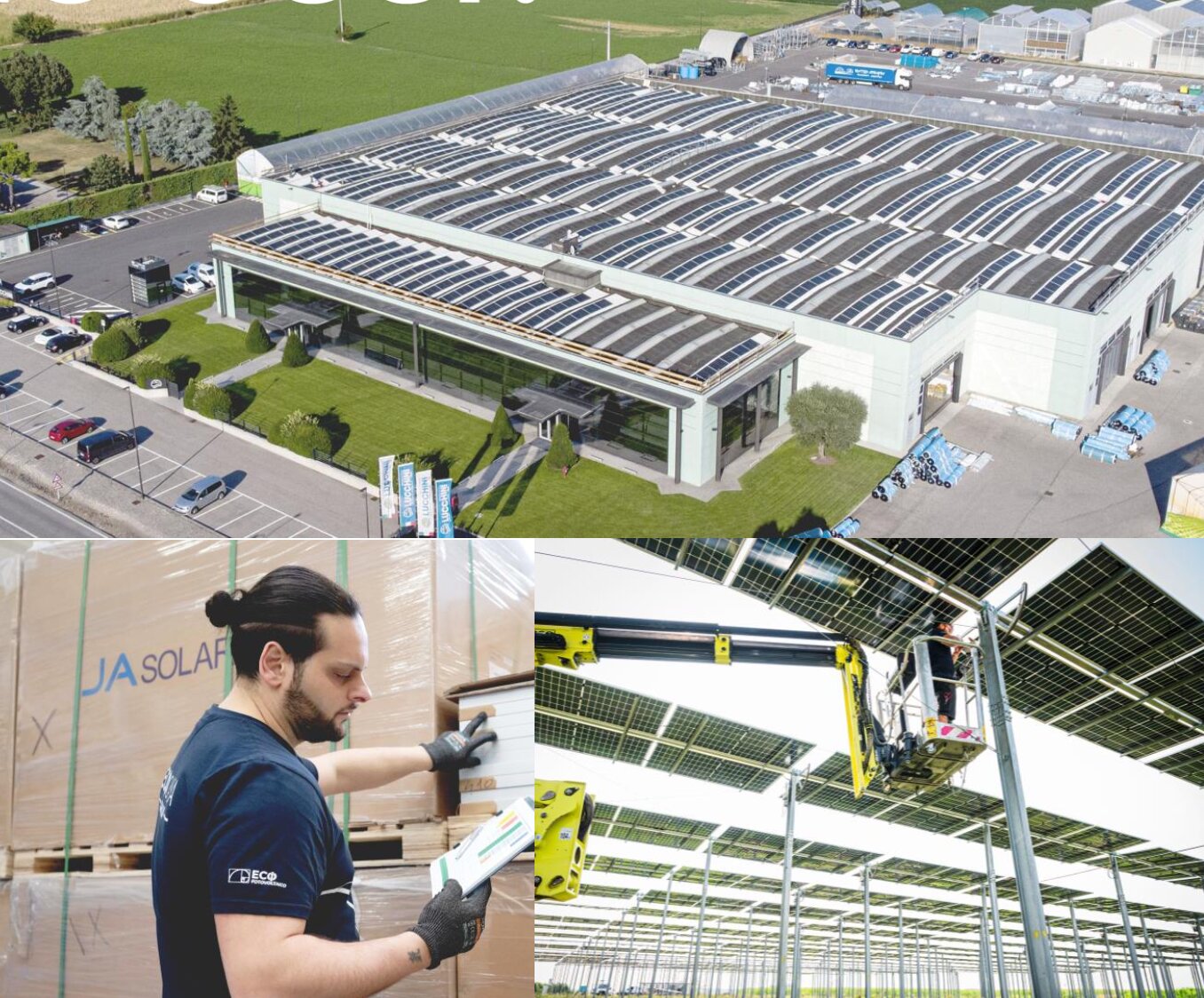 ECO The Photovoltaic Group nel settore fotovoltaico