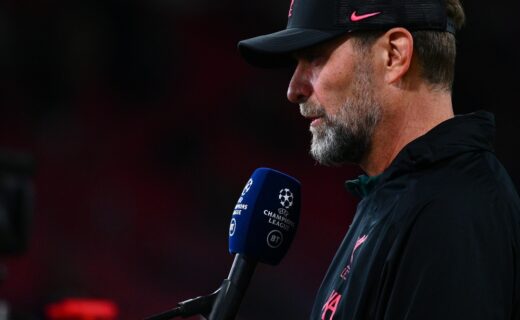 Jürgen Klopp durante una partita