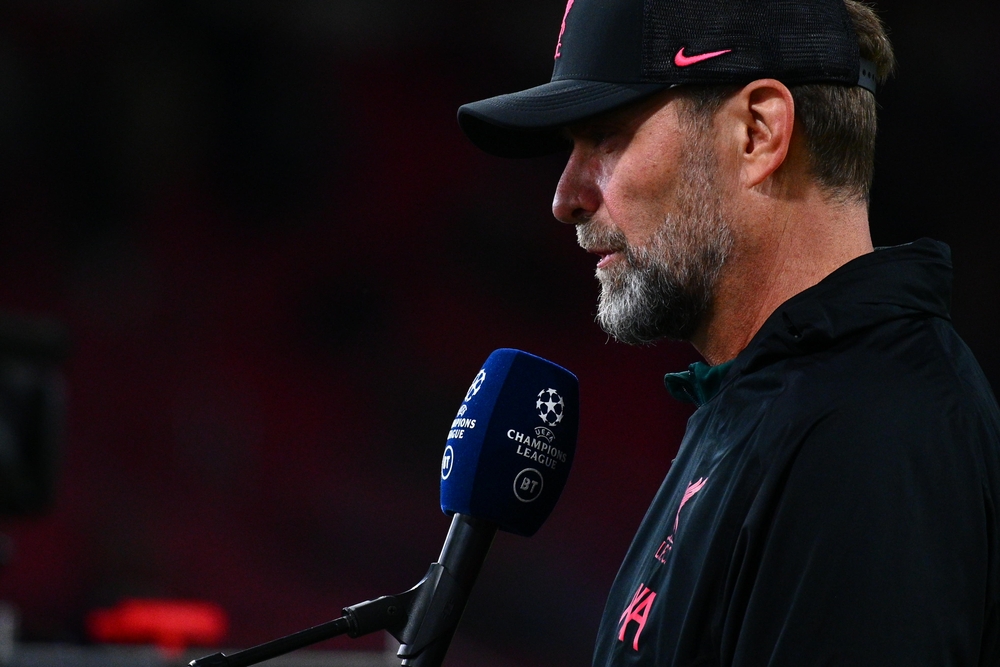 Jürgen Klopp durante una partita