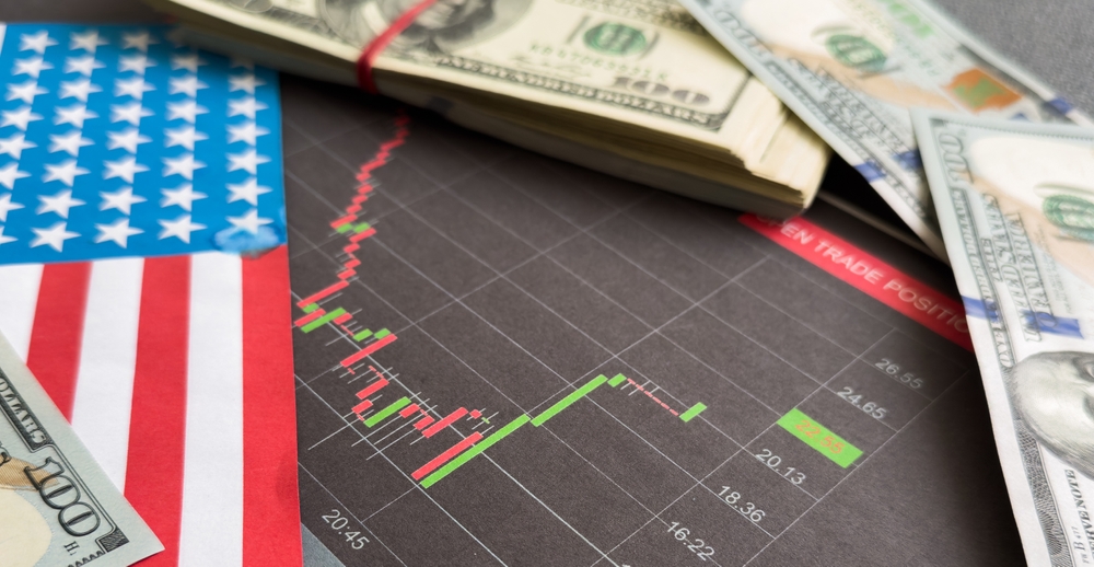 Grafico del deficit commerciale USA