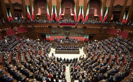 La Camera dei Deputati in seduta