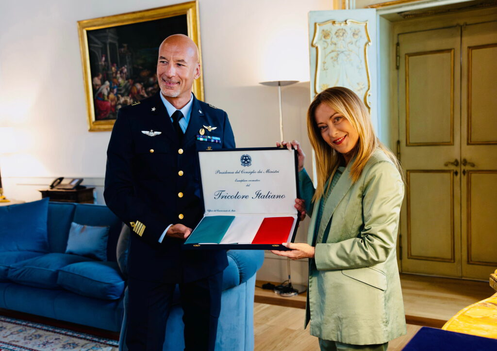 Incontro tra Giorgia Meloni e Luca Parmitano