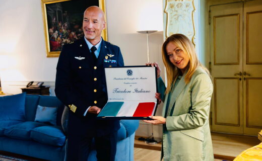 Incontro tra Giorgia Meloni e Luca Parmitano