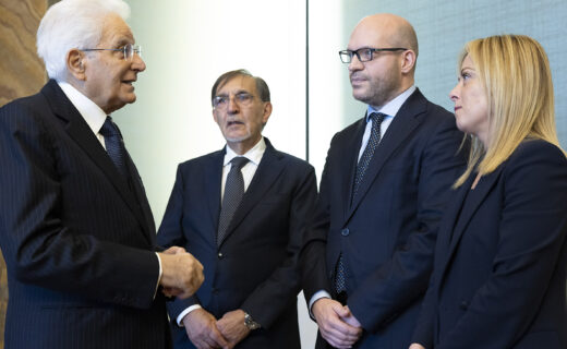 La Russa e Fontana durante una conferenza