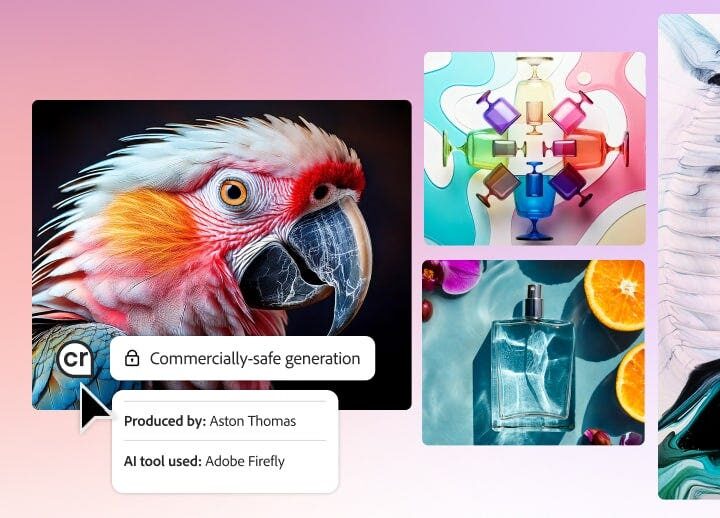 Screenshot di Adobe Firefly