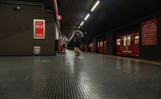 Cantiere della Metro 1 di Torino