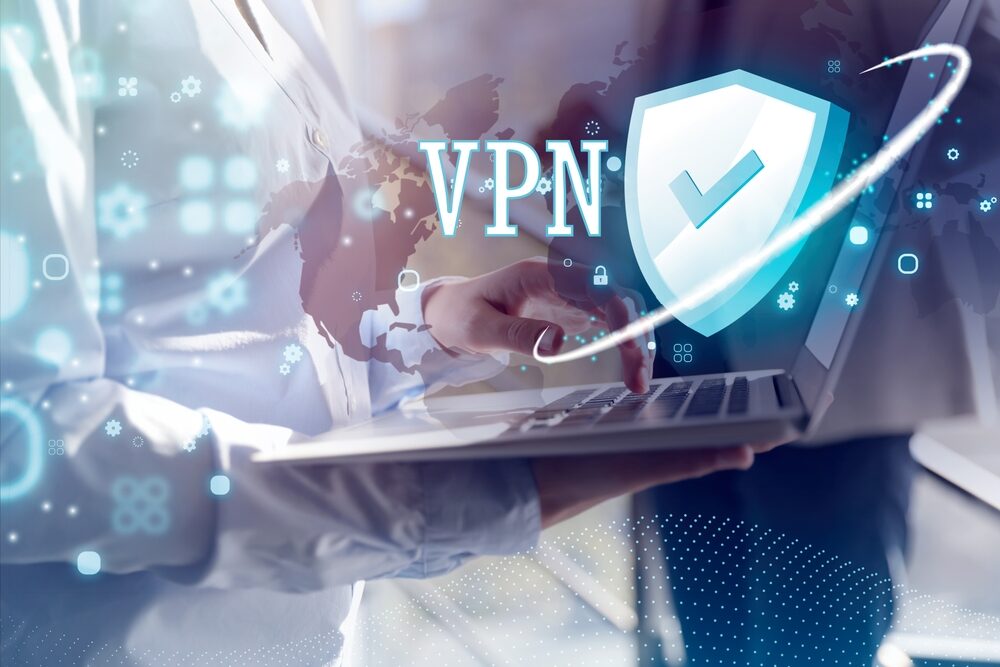 Rappresentazione grafica della sicurezza digitale con ExpressVPN