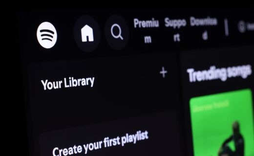 Screenshot dell'assistente conversazionale di Spotify