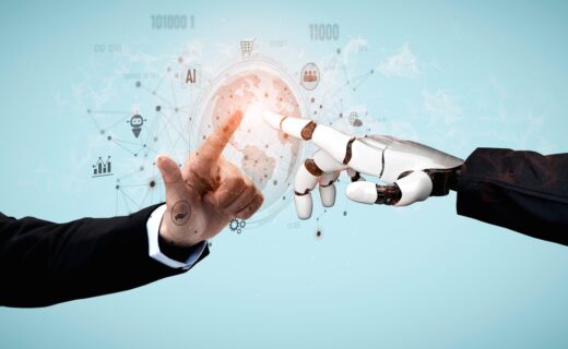 Rappresentazione grafica dell'intelligenza artificiale negli acquisti