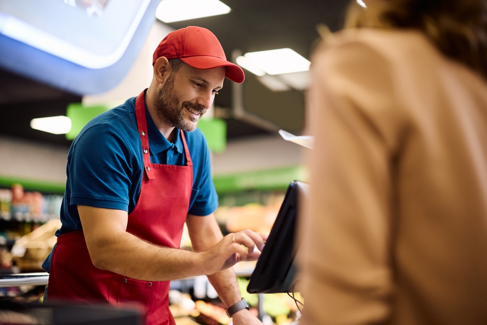 Chiosco self-checkout con tecnologia Vision AI