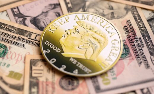 Grafico delle perdite nel memecoin $TRUMP