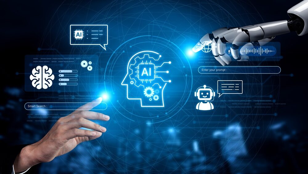 Illustrazione sull'adozione dell'intelligenza artificiale