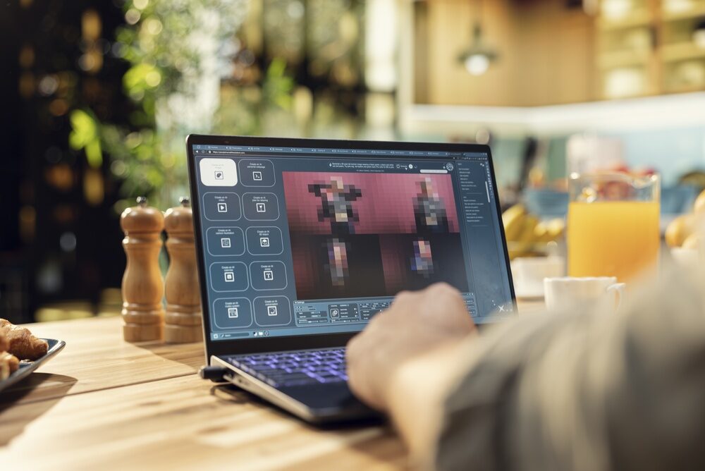Immagine di un'app di deepfake