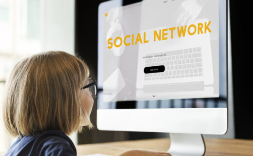 Rappresentazione delle restrizioni sui social media per i minori