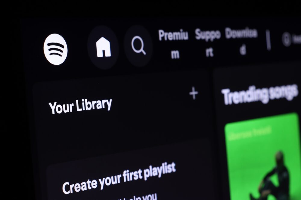 Grafico di crescita abbonati Spotify