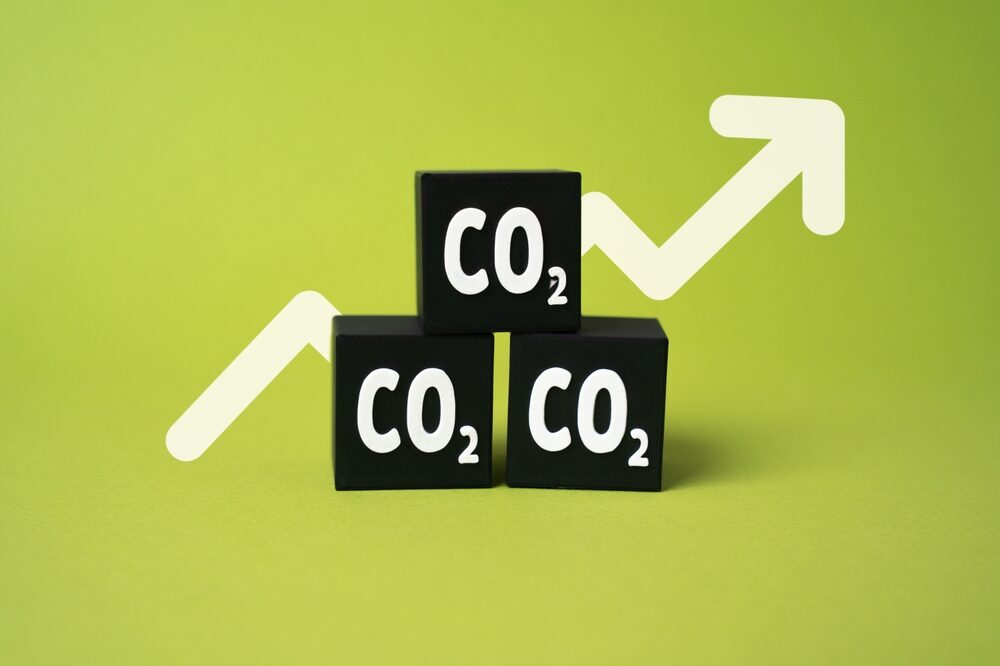 Grafico sull'andamento del prezzo delle quote di CO2